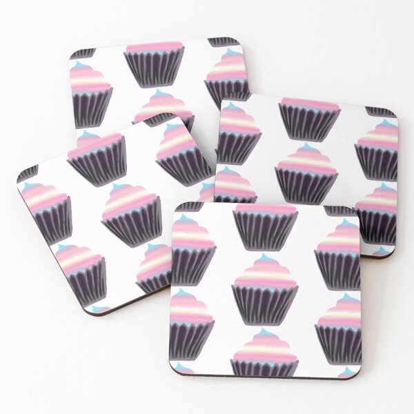 Item preview, trans flag cupcake designed and sold by notastranger.