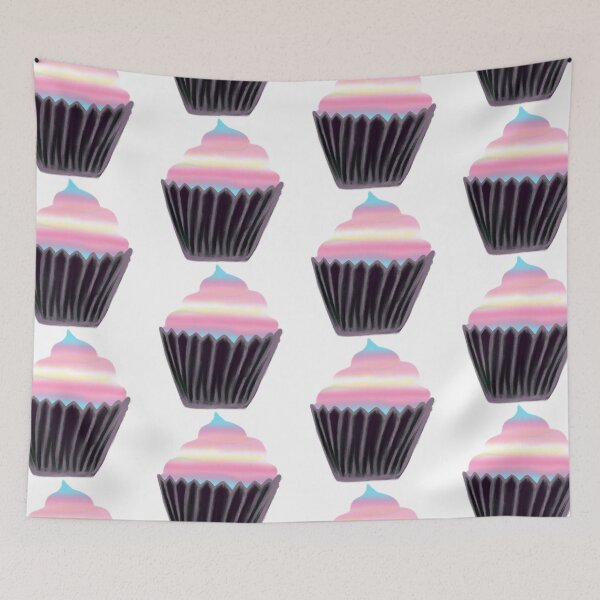 Item preview, trans flag cupcake designed and sold by notastranger.