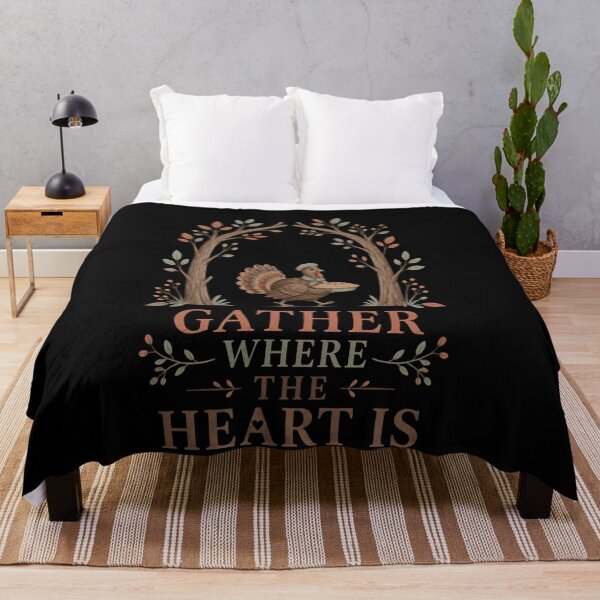 Item preview, Gather Where The Heart Is Thanksgiving Family designed and sold by BernoNickel.
