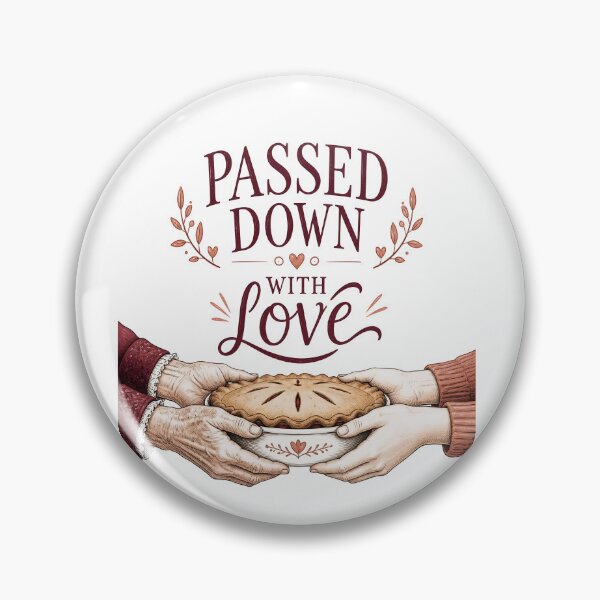 Item preview, Passed Down With Love Family Recipe Thanksgiving designed and sold by BernoNickel.