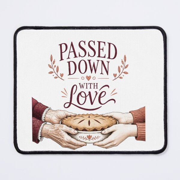 Item preview, Passed Down With Love Family Recipe Thanksgiving designed and sold by BernoNickel.