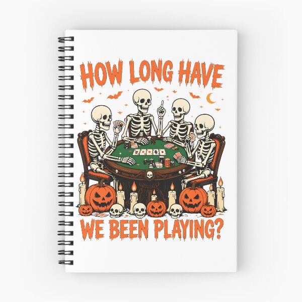 Item preview, Skeleton Halloween Mahjong Game How Long Playing T-Shirt designed and sold by MLETEM-P.