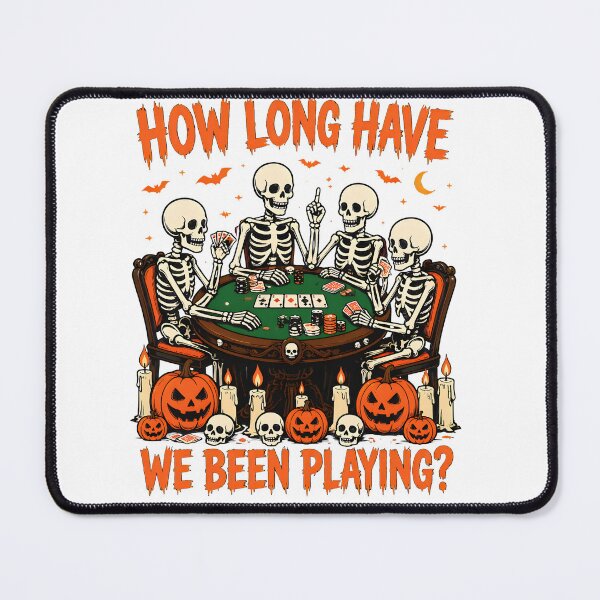 Item preview, Skeleton Halloween Mahjong Game How Long Playing T-Shirt designed and sold by MLETEM-P.