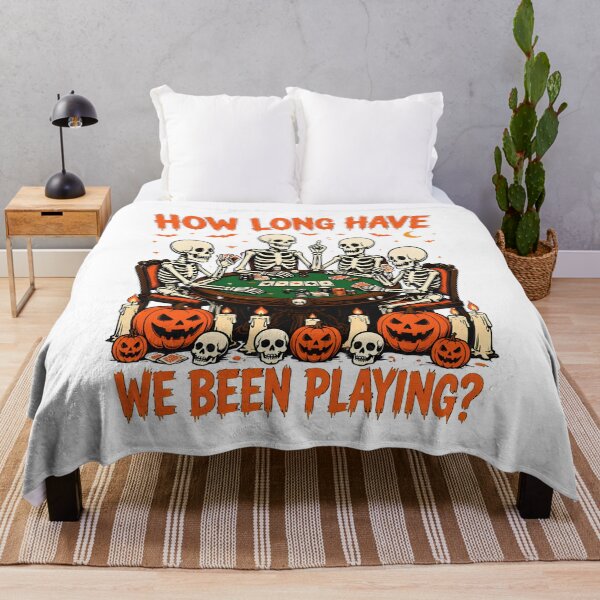 Item preview, Skeleton Halloween Mahjong Game How Long Playing T-Shirt designed and sold by MLETEM-P.