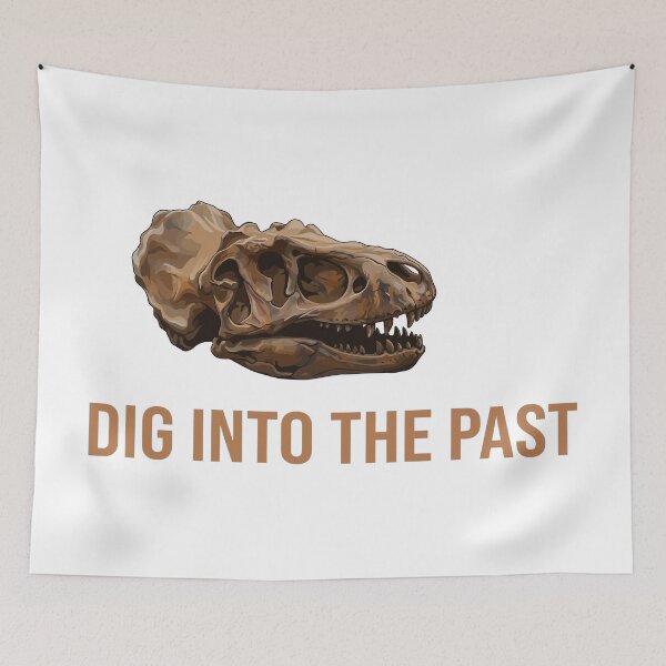 Item preview, Dig Into The Past - Prehistoric Dinosaur Bones Vector designed and sold by ModdiesColors.