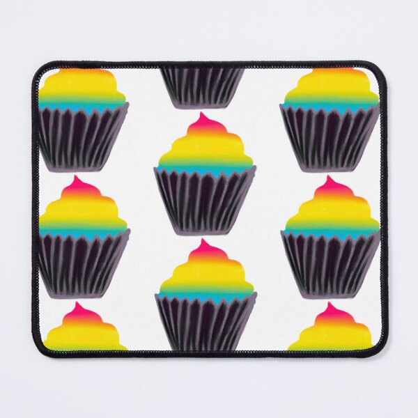 Item preview, pansexual flag cupcake designed and sold by notastranger.