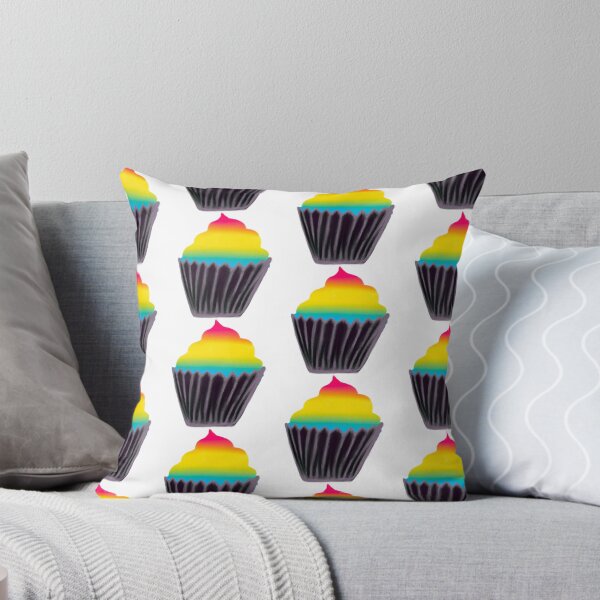 Item preview, pansexual flag cupcake designed and sold by notastranger.