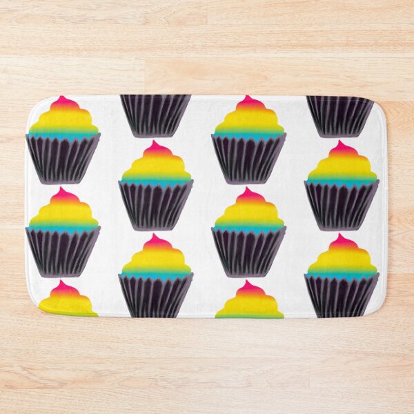 Item preview, pansexual flag cupcake designed and sold by notastranger.