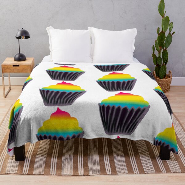 Item preview, pansexual flag cupcake designed and sold by notastranger.