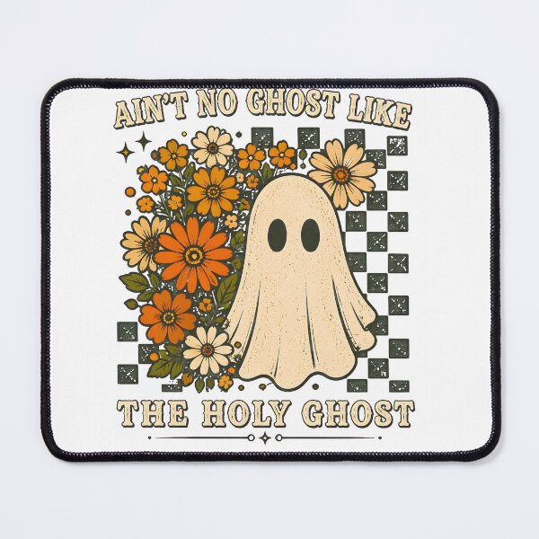 Item preview, Retro Ghost Floral Holy Ghost Halloween Tee designed and sold by MLETEM-P.