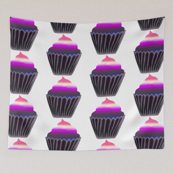 Item preview, gender fluid flag cupcake designed and sold by notastranger.
