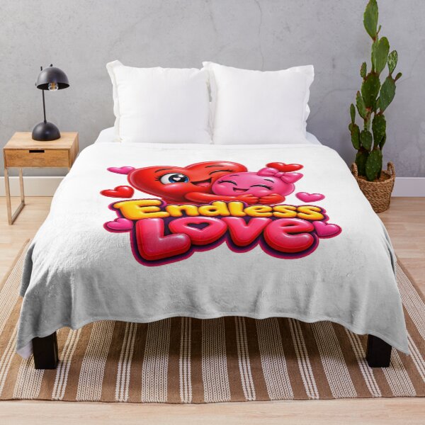 Item preview, Endless Love Cute 3D Heart Couple Romantic designed and sold by MR4me.
