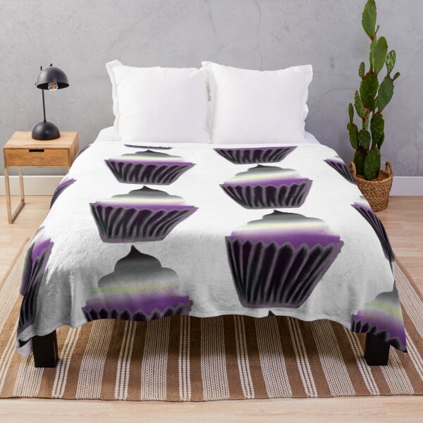 Item preview, asexual flag cupcake designed and sold by notastranger.