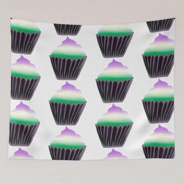 Item preview, gender queer flag cupcake designed and sold by notastranger.