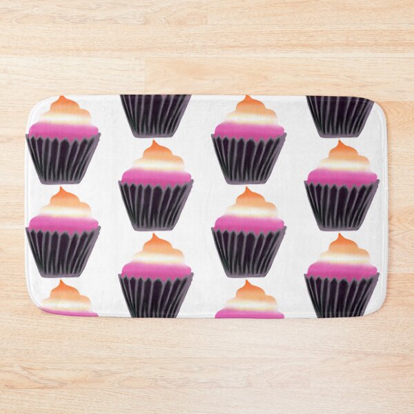 Item preview, lesbian flag cupcake designed and sold by notastranger.