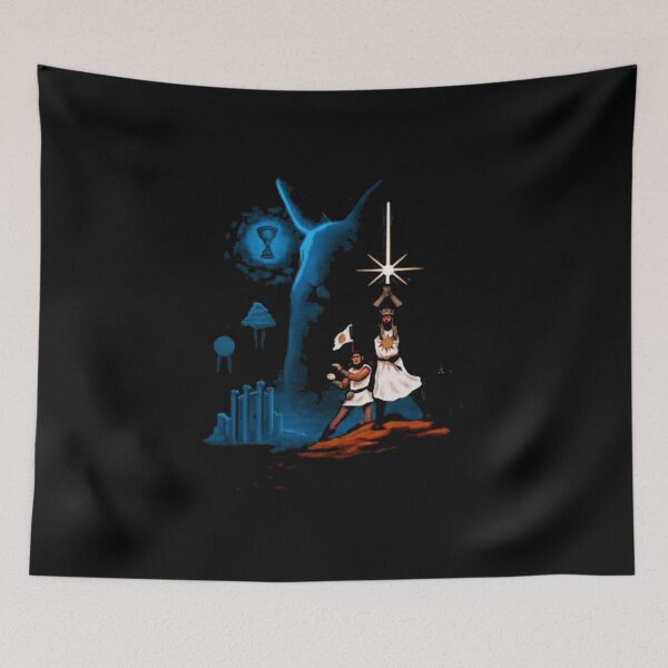 Aperçu de l'œuvre Citation du film Monty Python : Le Saint Graal créée et vendue par SaturnClub.