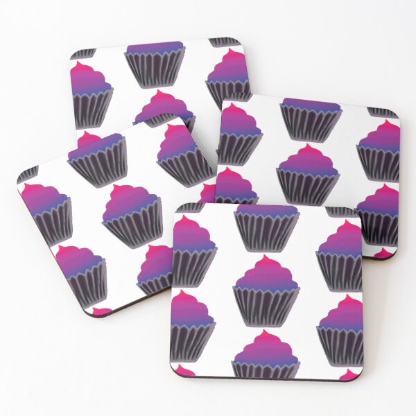 Item preview, bisexual flag cupcake designed and sold by notastranger.