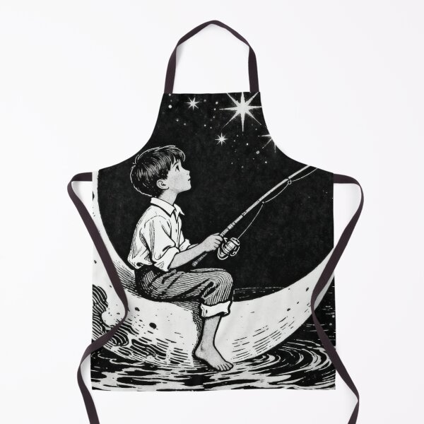 Item preview, The Moon Fisherman designed and sold by Undersea Ai Art.