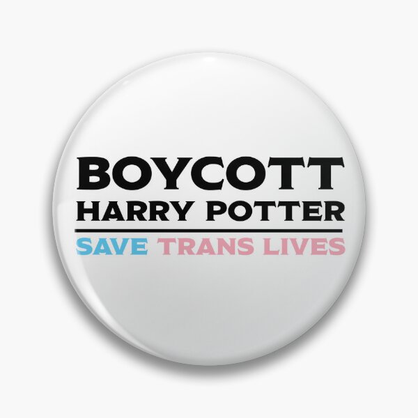 Item preview, Boycott Harry Potter Save Trans Lives Anti JK Rowling Art designed and sold by MZ Designs.