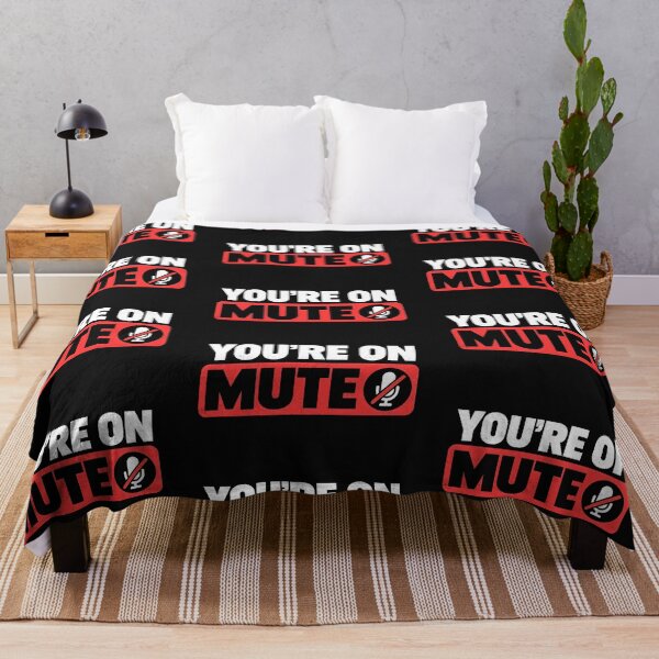 Item preview, You're On Mute Video Call Office Humor Print designed and sold by StudioBilly3000.