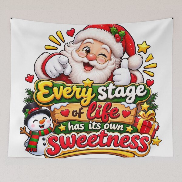 Item preview, Santa Every Stage of Life Has Its Own Sweetness designed and sold by HoMya.