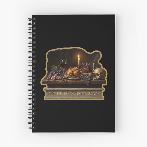 Item preview, Eat Drink and Be Merry — Vanitas Christmas Feast designed and sold by TheCalmEdit.