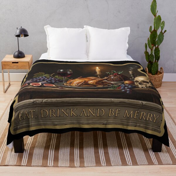 Item preview, Eat Drink and Be Merry — Vanitas Christmas Feast designed and sold by TheCalmEdit.