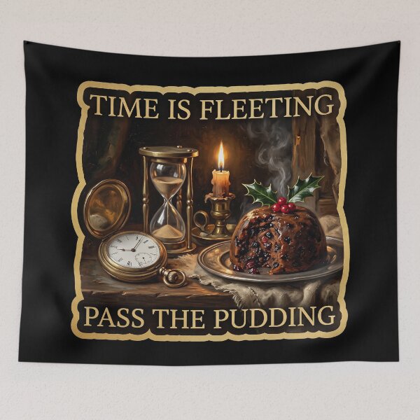 Item preview, Vanitas Christmas Pudding — Time Is Fleeting designed and sold by TheCalmEdit.