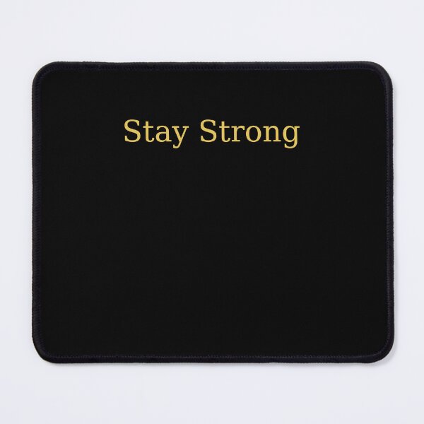 Item preview, Stay Strong Hoodie Black & Gold — Conversation Starter | Lugo Sunset Visions designed and sold by Lugo Sunset Visions.