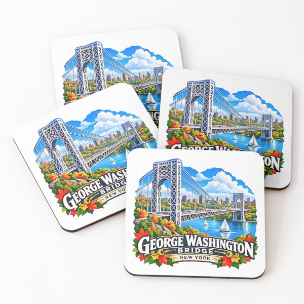 Item preview, George Washington Bridge - New York & New Jersey designed and sold by Myra365Art.