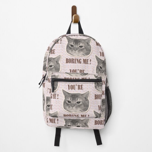 Item preview, Funny Unimpressed Sarcastic Cat Meme designed and sold by Artemis & Woven Collective.
