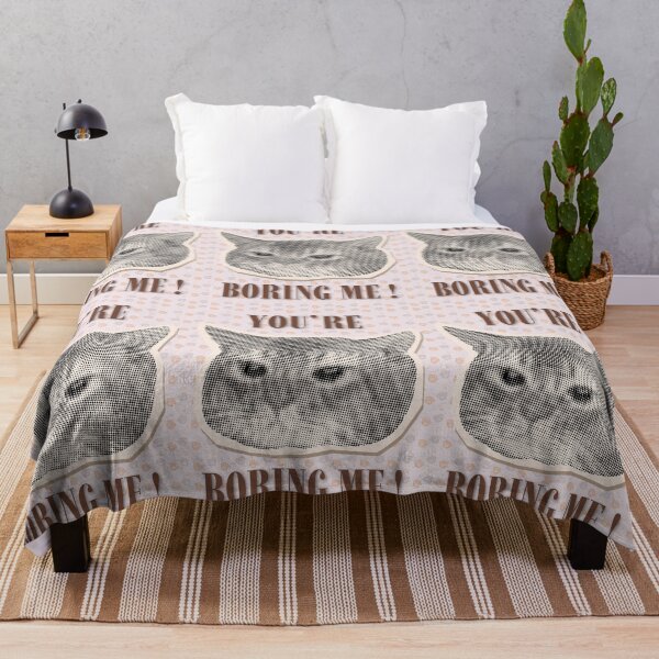Item preview, Funny Unimpressed Sarcastic Cat Meme designed and sold by Artemis & Woven Collective.