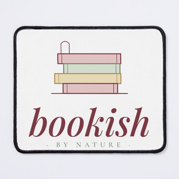 Item preview, Bookish By Nature Book Stack | Aesthetic Design designed and sold by Playful Paper Club.