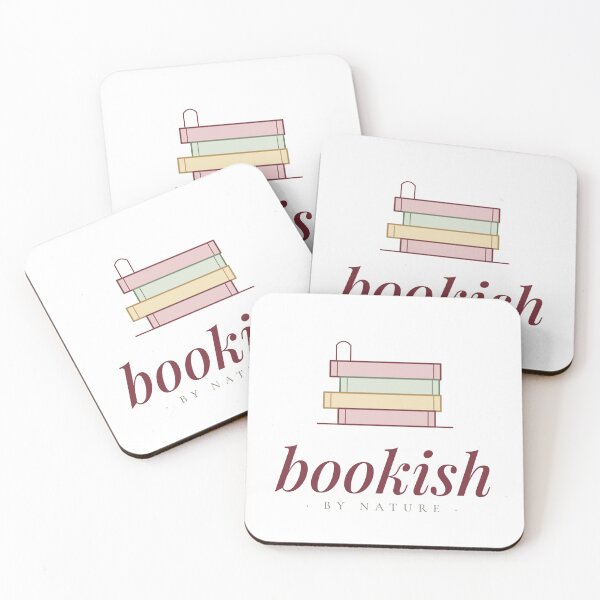 Item preview, Bookish By Nature Book Stack | Aesthetic Design designed and sold by Playful Paper Club.