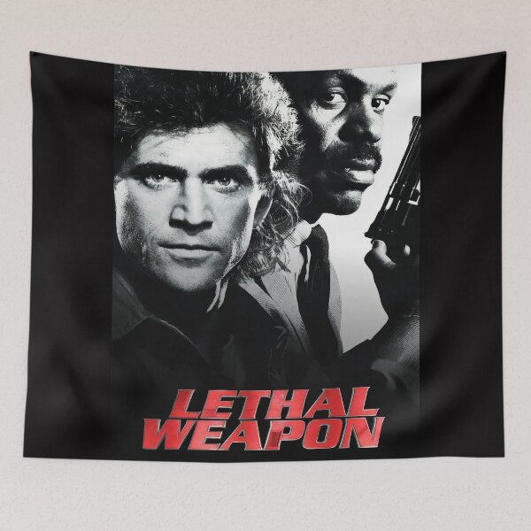 Item preview, Lethan Weapon Movie Poster designed and sold by Lucy Goosy Art.