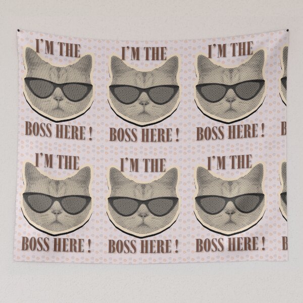 Item preview, Funny Cool Cat With Sunglasses Meme designed and sold by Artemis & Woven Collective.