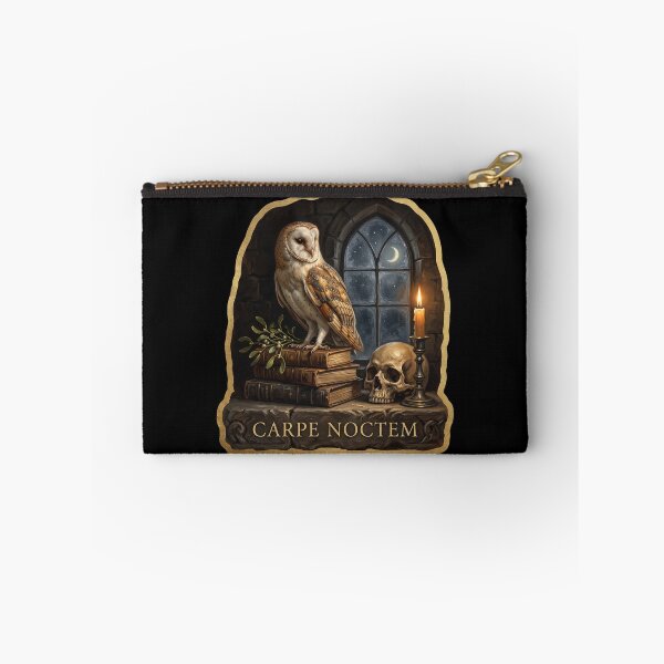 Item preview, Carpe Noctem — Dark Academia Owl and Skull designed and sold by TheCalmEdit.