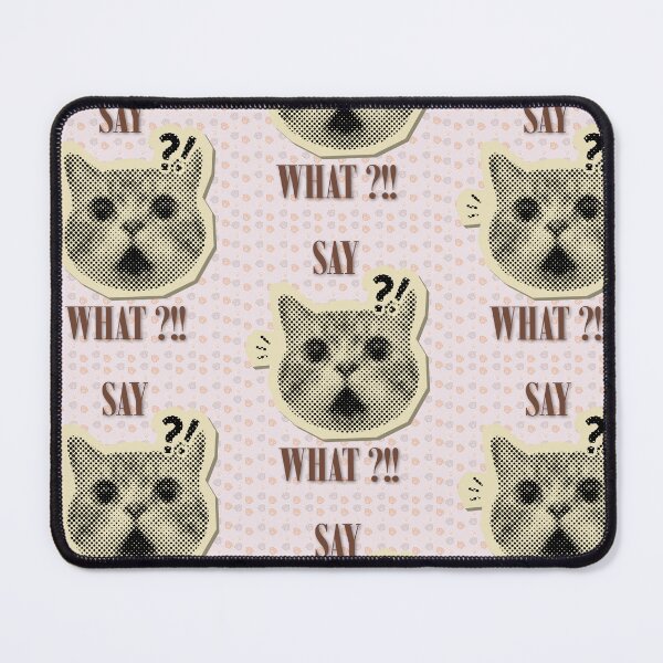 Item preview, Funny Shocked Expressive Cat Meme designed and sold by Artemis & Woven Collective.