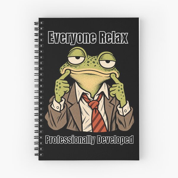 Item preview, Everyone Relax Professionally Developed Funny Office Frog Meme designed and sold by GibasVisuals.