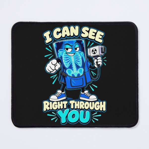 Item preview, I Can See Right Through You Funny Radiology Tech Pop Art designed and sold by Popstudio85.
