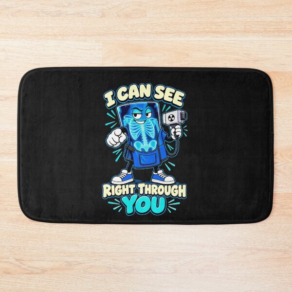 Item preview, I Can See Right Through You Funny Radiology Tech Pop Art designed and sold by Popstudio85.
