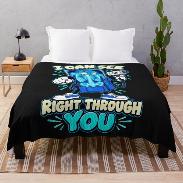 Item preview, I Can See Right Through You Funny Radiology Tech Pop Art designed and sold by Popstudio85.