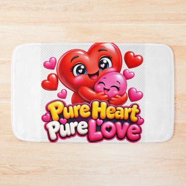 Item preview, Pure Heart Pure Love 3D Pink Heart Emoji  designed and sold by MR4me.