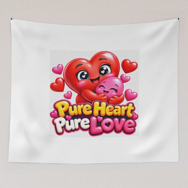 Item preview, Pure Heart Pure Love 3D Pink Heart Emoji  designed and sold by MR4me.