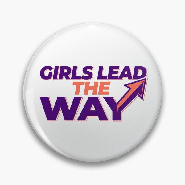 Item preview, Girls Lead The Way - Motivational Arrow Typography Graphic designed and sold by ModdiesColors.