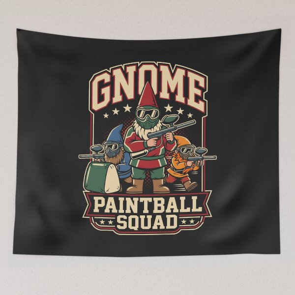 Item preview, Gnome Paintball Squad designed and sold by SplashTastic.