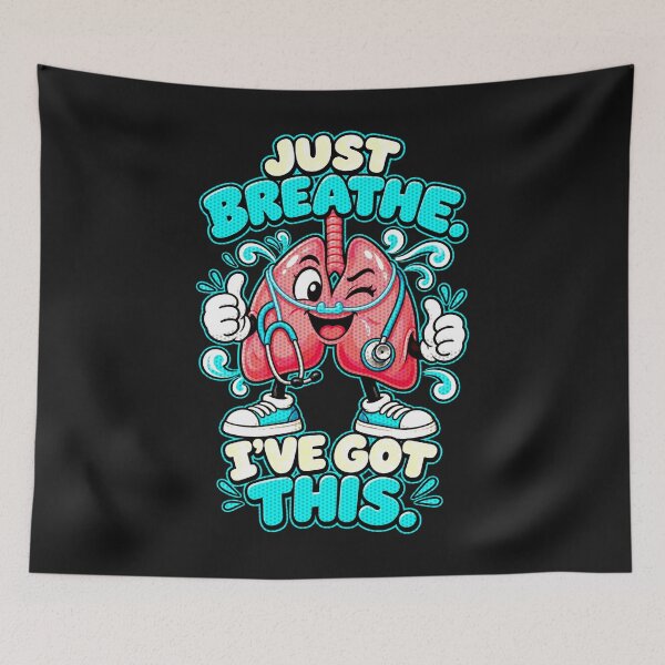 Item preview, Just Breathe I’ve Got This Cute Lungs Respiratory Therapist designed and sold by Popstudio85.