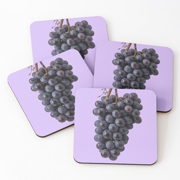 Item preview, Racimo fresco de uvas rojas oscuras - Fotografía de fruta fresca designed and sold by PetalsPaws.