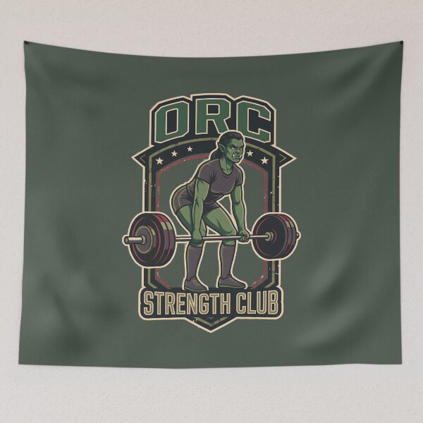 Aperçu de l'œuvre Club de Force Orc créée et vendue par SplashTastic.
