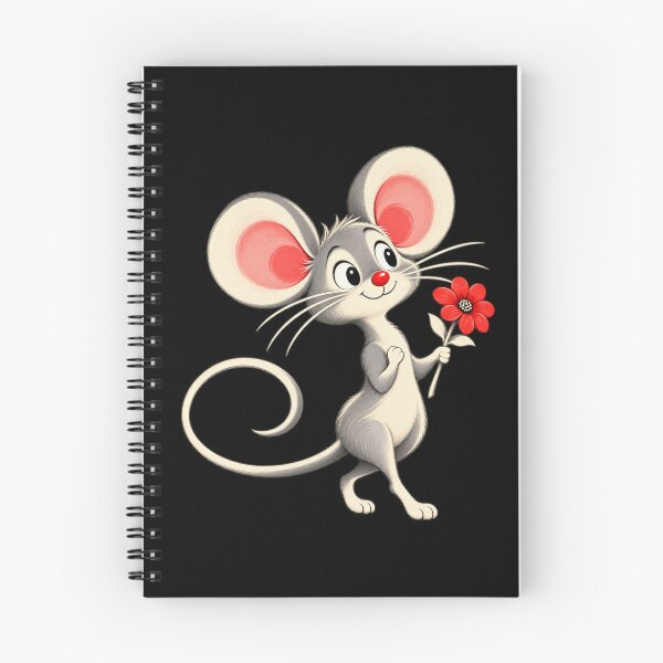 Item preview, A Little Flower for You — Sweet Big-Eared Mouse designed and sold by Sanctum Icons.